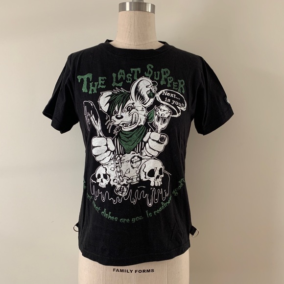 Harajuku brand Sex Pot Revenge T-Shirt with mouse print S - Picture 1 of 6